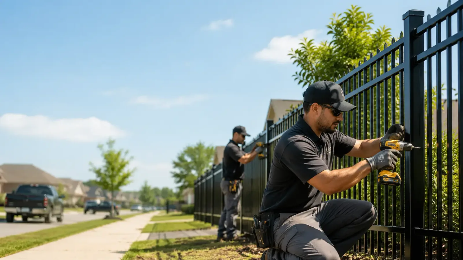 Metal Fence Installation in Crowder, OK